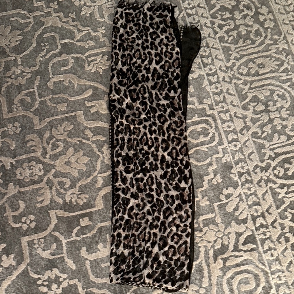 Leopard Print Scarf